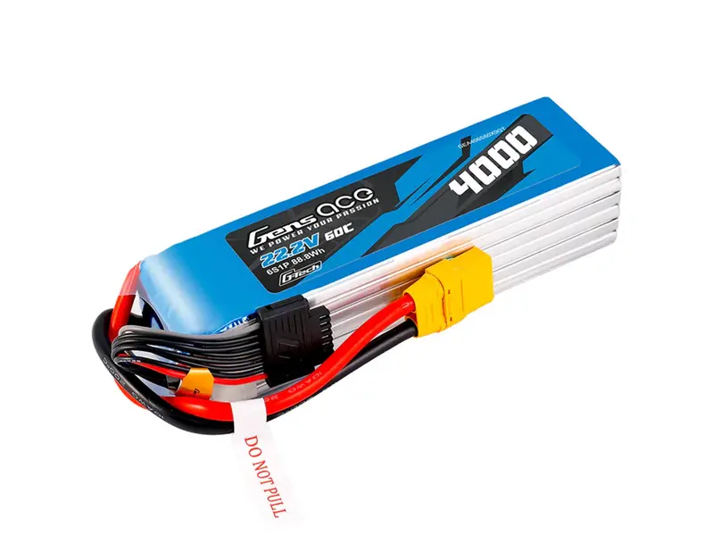 Li-Po G-Tech 6S 22.2V 4000Mah 60C With Xt90 1