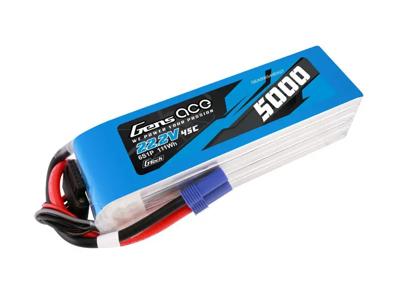 Li-Po G-Tech 6S 22.2V 5000Mah 45C With Ec5 1