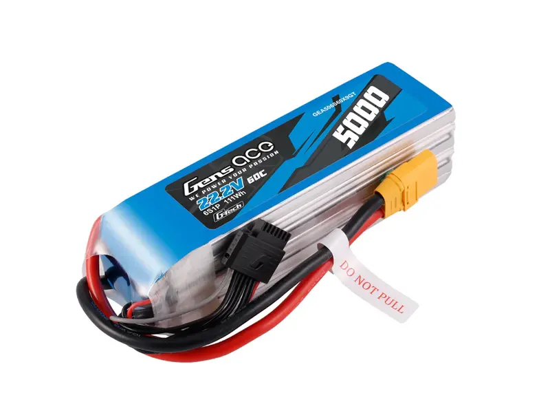 Li-Po G-Tech 6S 22.2V 5000Mah 60C With Xt90 1