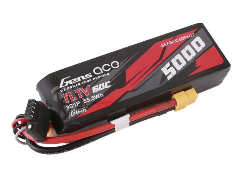 Li-Po G-Tech Car 3S 11.1V 5000Mah 60C With Xt60 1