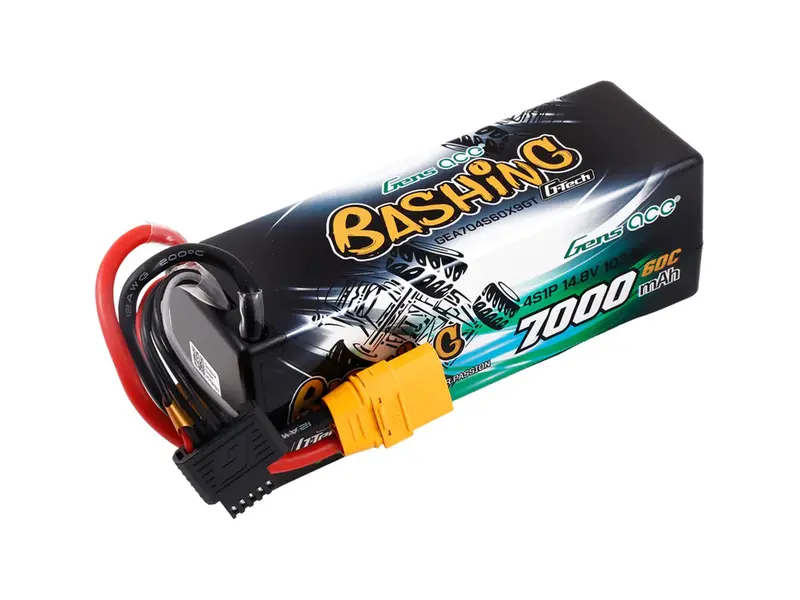 Li-Po G-Tech Car Hard Case 4S 14.8V 7000Mah 60C With Xt90 1
