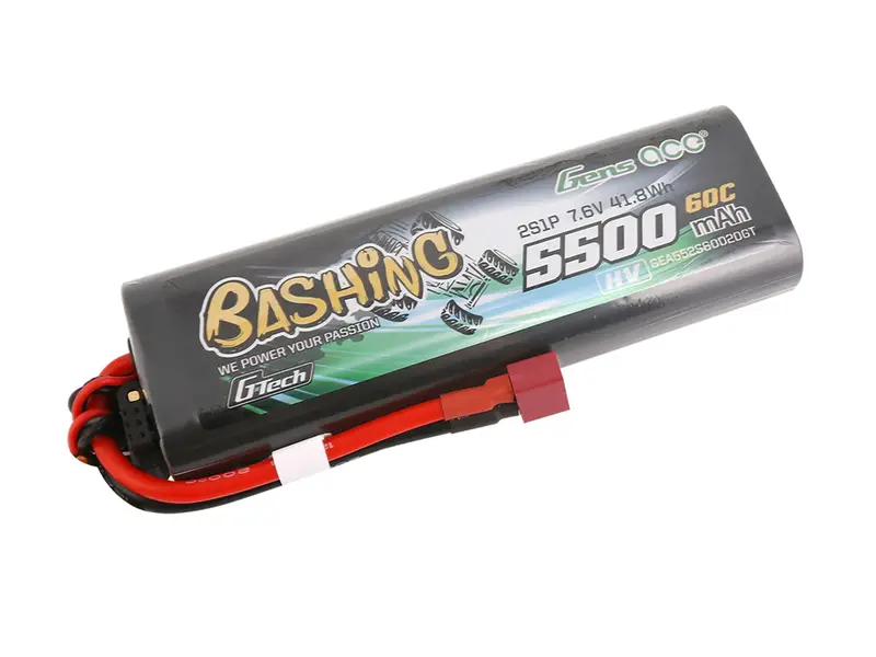 Li-Po G-Tech Car Hard Case Hv 2S 7.4V 5500Mah 60C With T-Typ 1