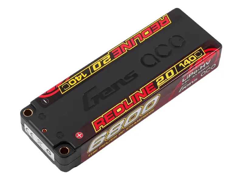 Li-Po Hv Car Hard Case 2S1p 7.4V 6800Mah 140C Rl2 With 5Mm 1