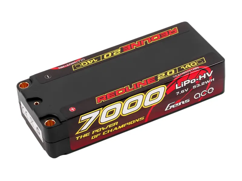 Li-Po Hv Car Hard Case 2S1p 7.4V 7000Mah 140C Rl2 With 5Mm 1