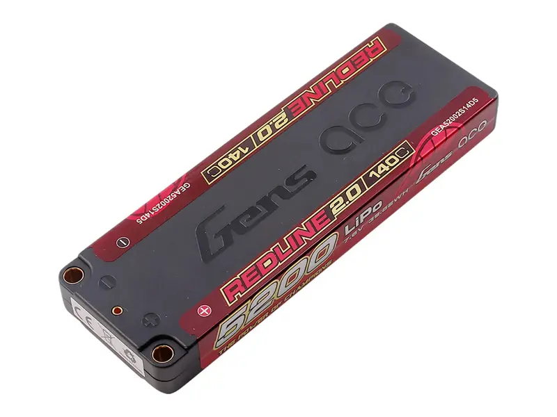 Li-Po Hv Car Hard Case 2S1p 7.6V 5200Mah 140C Rl2 With 5Mm 1