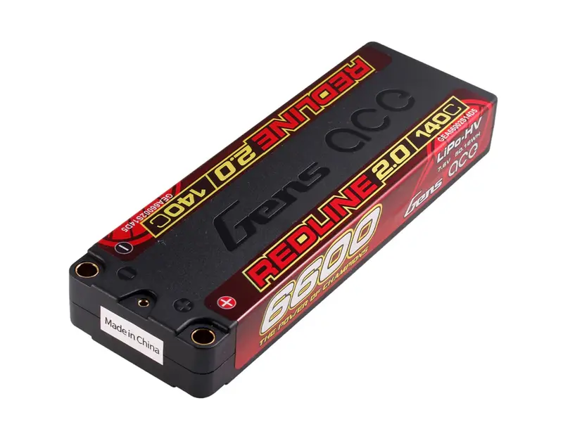 Li-Po Hv Car Hard Case 2S1p 7.6V 6600Mah 140C With 5Mm 1