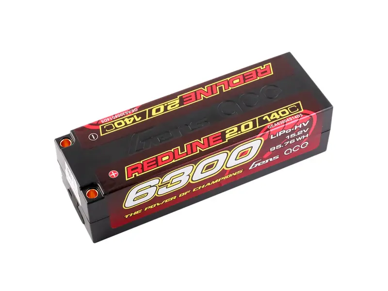 Li-Po Hv Car Hard Case 4S1p 15.2V 6300Mah 140C Rl2 With 5Mm 1