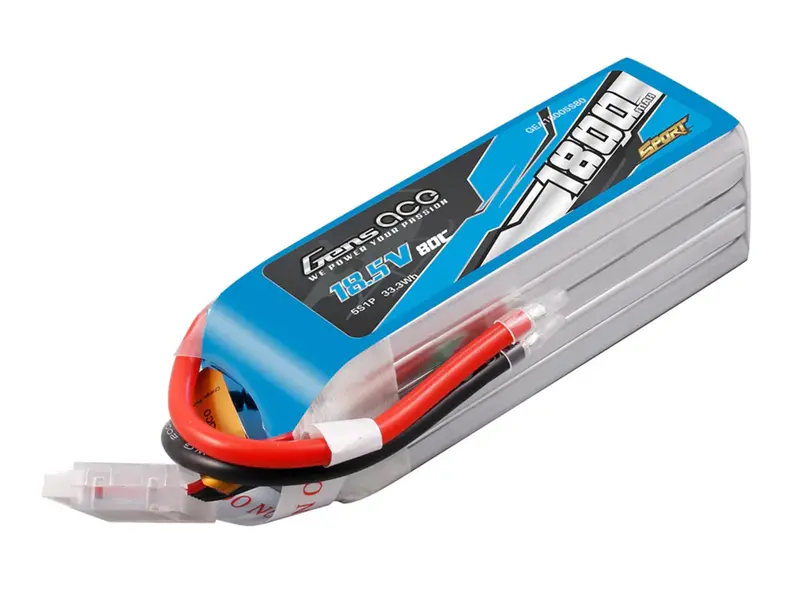 Li-Po Sport 5S 18.5V 1800Mah 80C With No Plug 1
