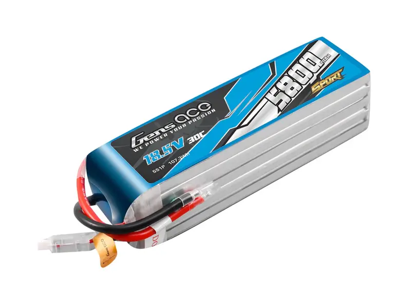 Li-Po Sport 5S 18.5V 5800Mah 30C With No Plug 1