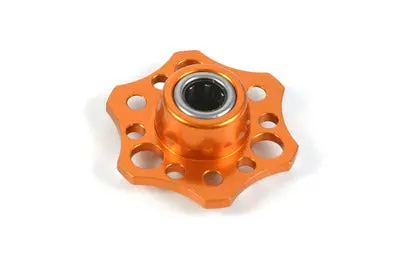 Lightweight Drive Flange With One-Way Bearing - Alu 7075 T6 - Orange 1