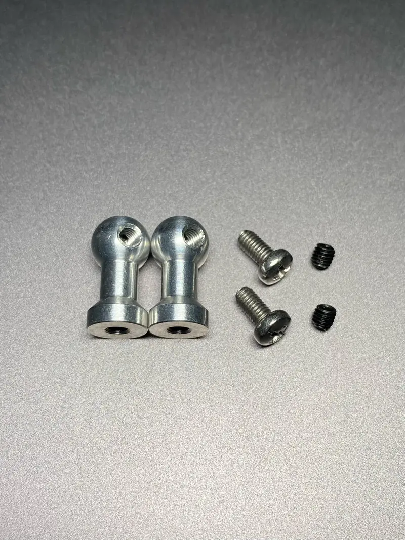 Lightweight Wing Mounts For 93Wcs Yokomo Dogfighter, Fz-074 1