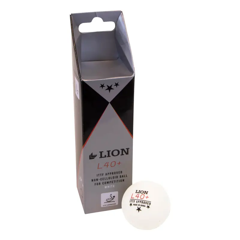 Lion Ping Pong Balls 3 Star White 40Mm 1