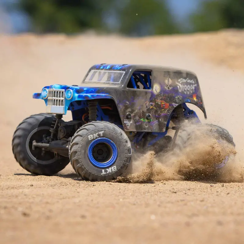 Losi 1/18 Mini Lmt Son-Uva Digger 4X4 Brushed Monster Truck Rtr - Los01026t2 1