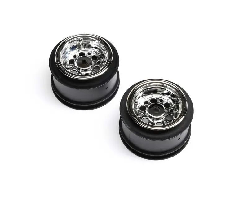 Losi 22S Sprint Car Chrome Rear Wheel Set, Los-3014 1