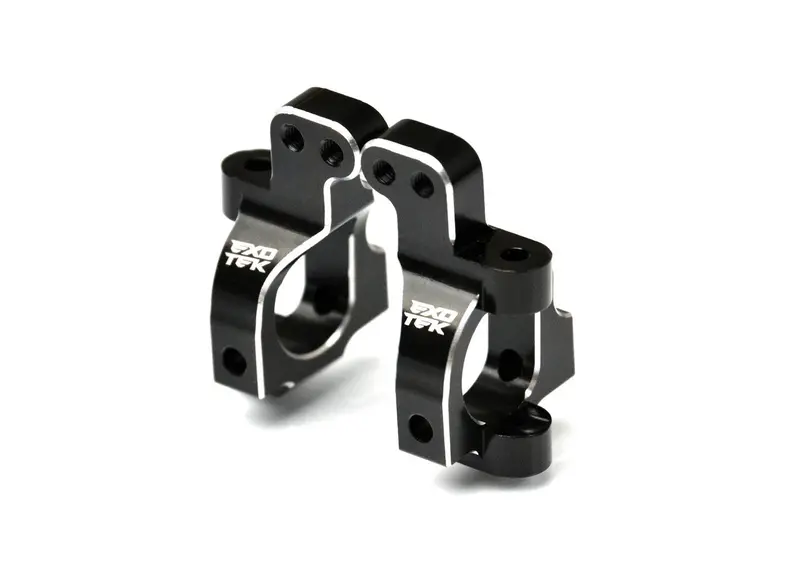 Losi 22S Sprint Hd Caster Block Set, 1Pr 7075 Black W/ Silver, Exo2327 1