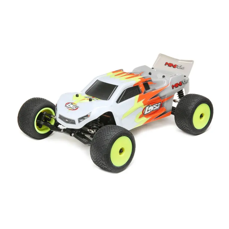 Losi Mini-T 2.0 Brushed 1/18 2Wd Truck Rtr, Grey/White, Los01015t3 1