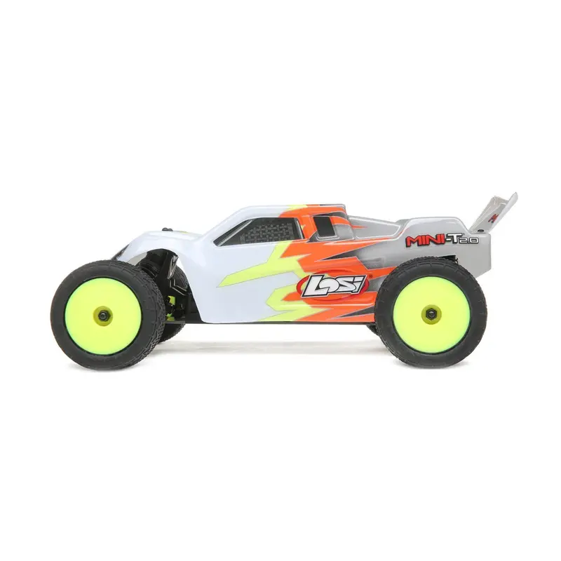 Losi Mini-T 2.0 Brushed 1/18 2Wd Truck Rtr, Grey/White, Los01015t3 2