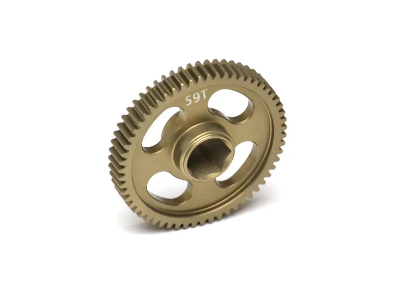 Losi Nascar Grom Racing Spur Gear 59T .05 Mod, Lightweight 7075, Exo2277 1