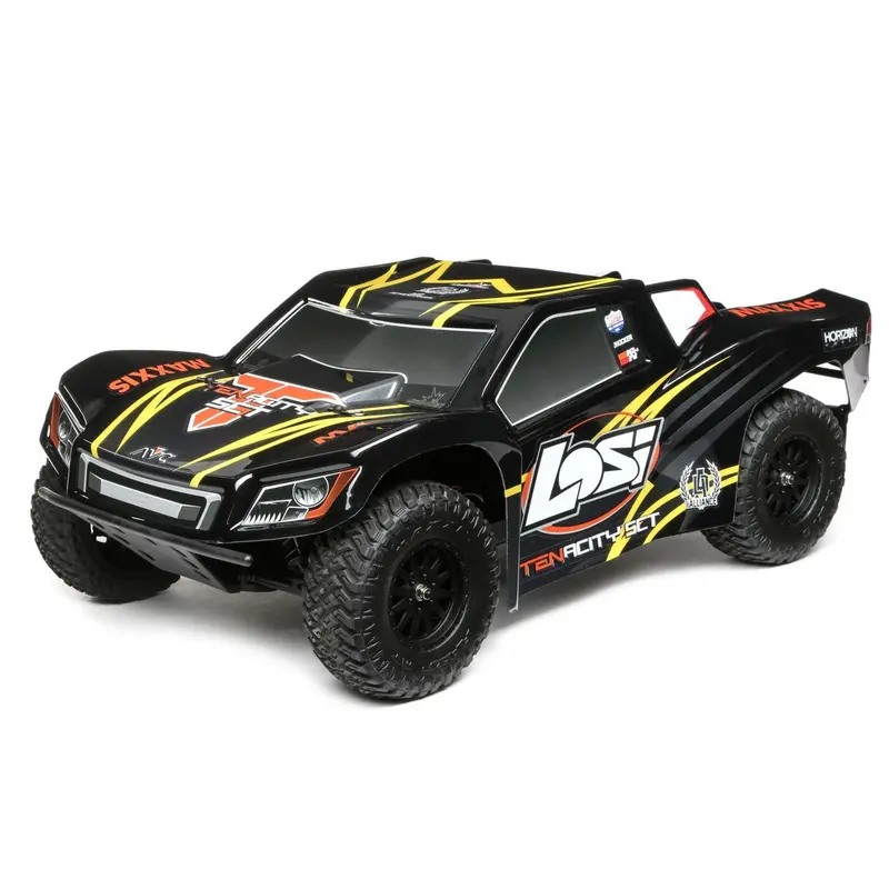 Losi Tenacity Sct 1/10 4Wd Rtr, Black/Yellow, Los03010t1 1