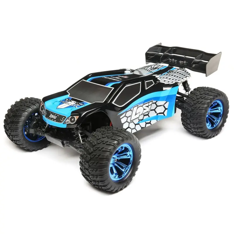 Losi Tenacity-T 1/10 4Wd Truggy Avc Rtr, Blue/Black, Los03011t2 1