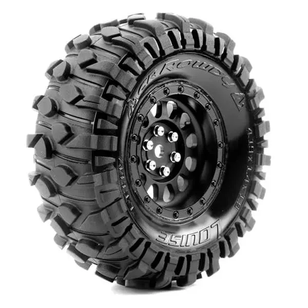 Louise Rc Cr-Rowdy 1/10 Super Soft Black Hex 12Mm 1
