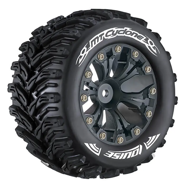Louise Rc Mt-Cyclone 1/10 Soft 0 Offset Black Ep Stampede 1