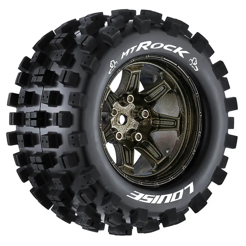 Louise Rc Mt-Rock 1/10 Soft H Ex 14Mm Black Chrome Arrma Gra 1