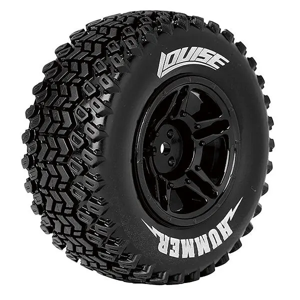 Louise Rc Sc-Hummer 1/10 Fr/Rr Soft Arrma Senton 6S Hex 17 Black 1