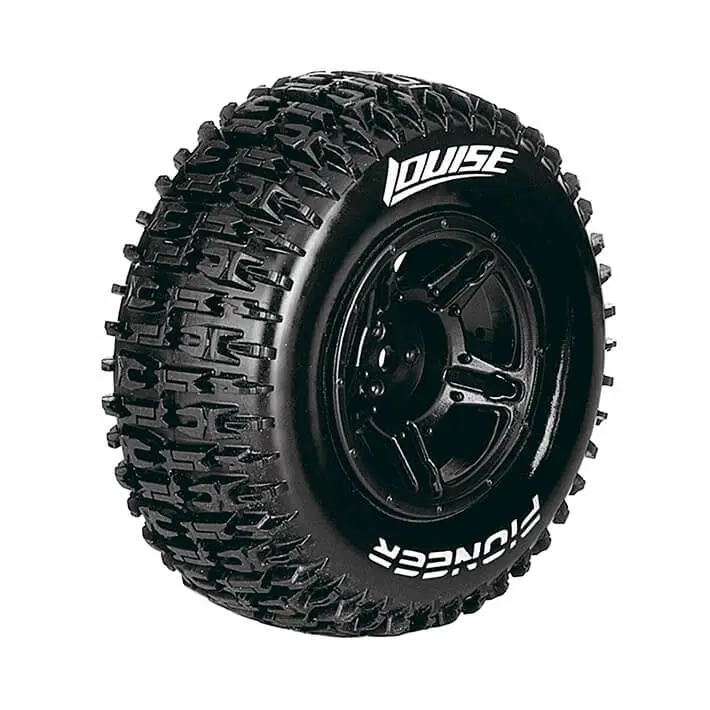 Louise Rc Sc-Pioneer 1/10 Fr/Rr Soft Arrma Senton 6S Black 17Mm Hex 1