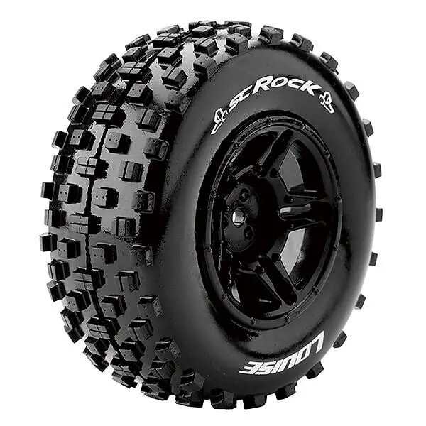 Louise Rc Sc-Rock 1/10 Rr Soft Slash Rr, Slash 4*4 F/R Black 1