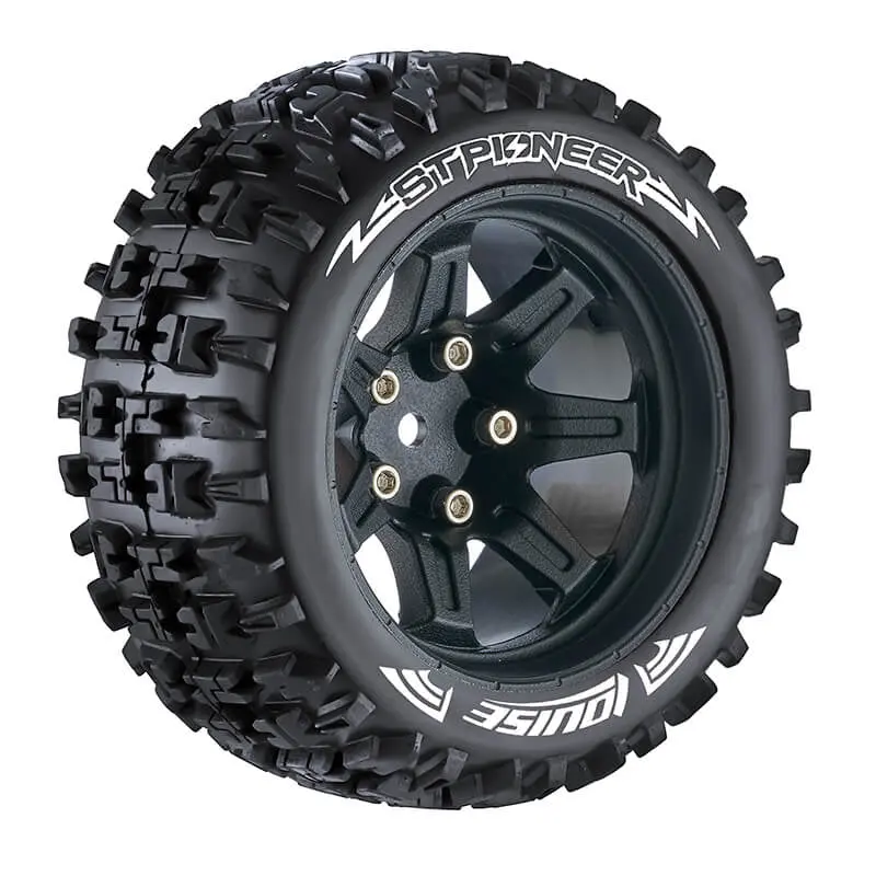 Louise Rc St-Pioneer 1/10 Soft Hex 14Mm Black Arrma Granite 1