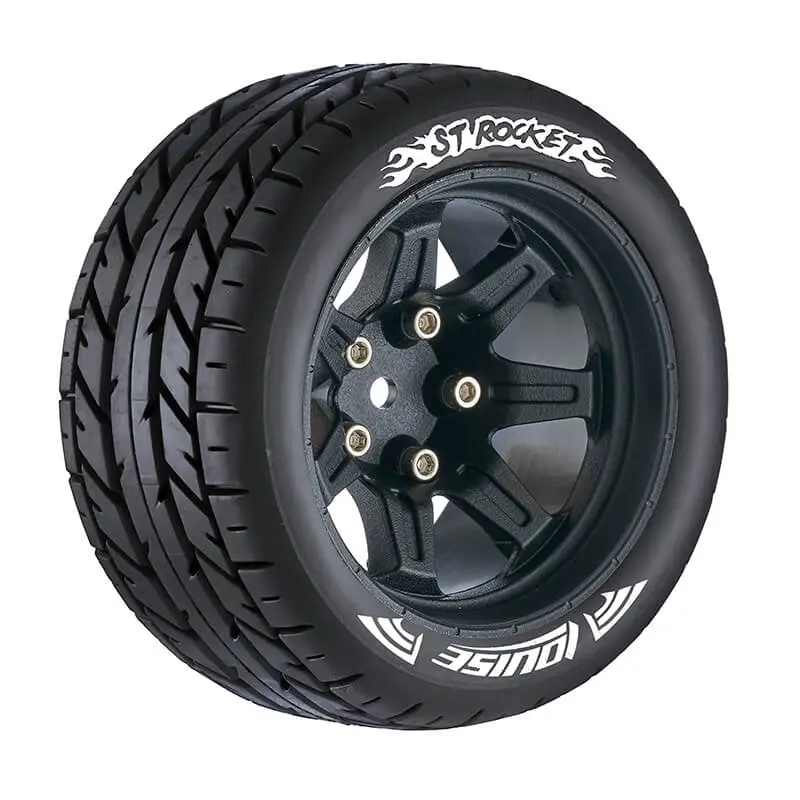 Louise Rc St-Rocket 1/10 Soft Hex 14Mm Black Arrma Granite 1