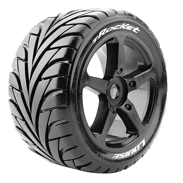 Louise Rc T-Rocket 1/8 Fr/Rr Soft 0 Offset Black 1