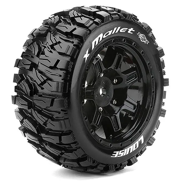 Louise Rc X-Mallet Black Arrma Kraton 8S Mounted 24Mm Hex 1