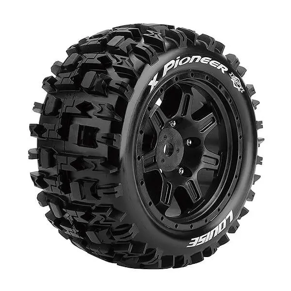 Louise Rc X-Pioneer Black Mounted Arrma Kraton 8S Hex 24Mm 1