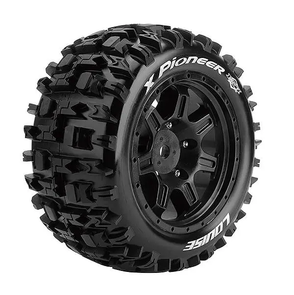 Louise Rc X-Pioneer Black Mounted X-Maxx Hex 24Mm 1