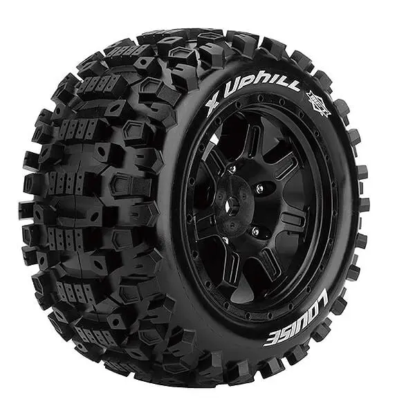 Louise Rc X-Uphill Black Mounted Arrma Kraton 8S Hex 24Mm 1