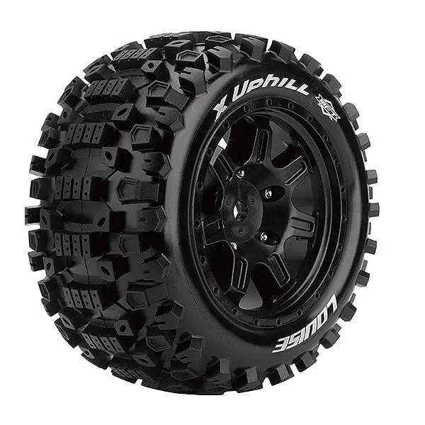 Louise Rc X-Uphill Black Mounted X-Maxx Hex 24Mm 1