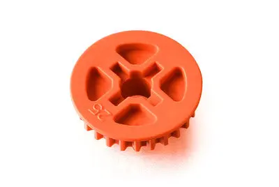 Low Friction Composite Belt Pulley 25T - Mid-Side - Graphite 1