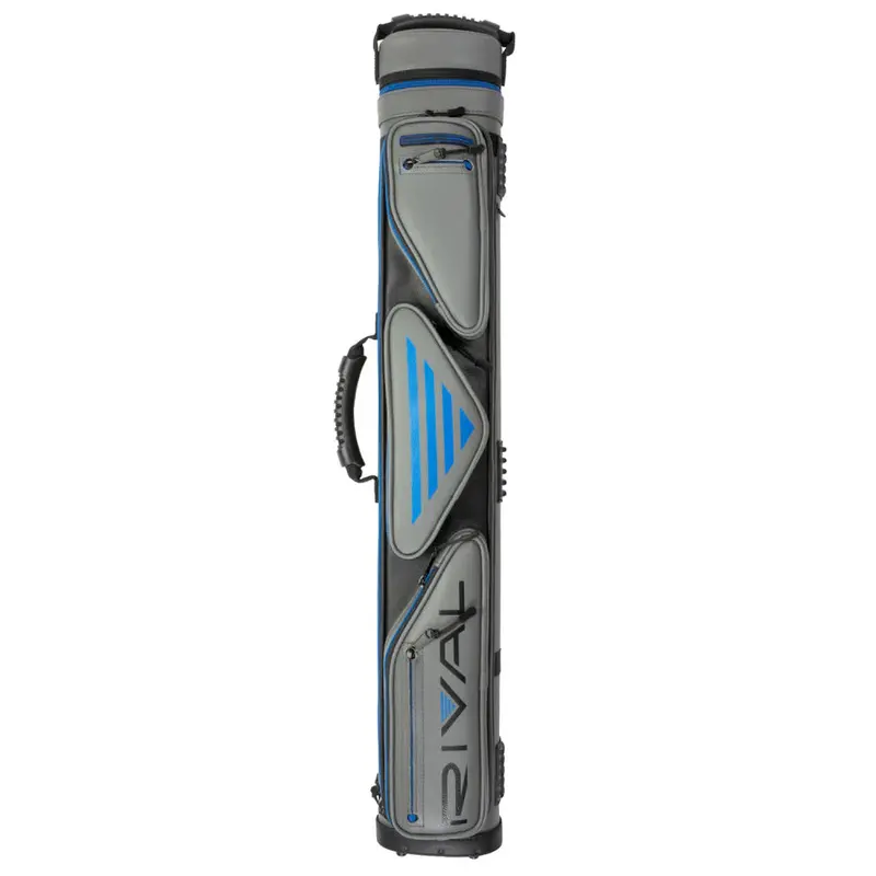 Lucasi Rival Hard Cue Case Grey And Blue 3B 4S 1