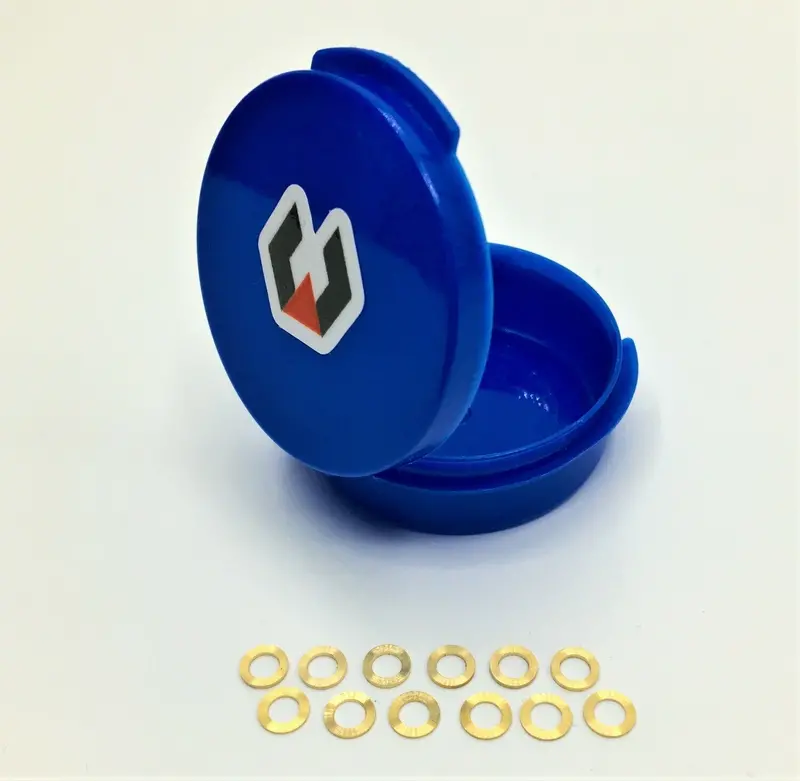 M-Code Motor Shim Kit (12Pcs) Brass, Mov-3120 1