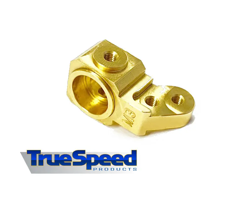 M3 Brass Front Spindle For Hex Axle, Cw-7256 1