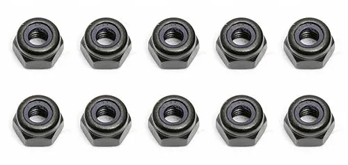M3 Locknuts Black Steel (10), Vrc-25215 1