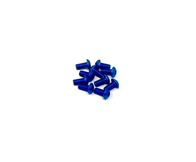 M3 X 6Mm Button Head Socket Screws - Aluminum 1