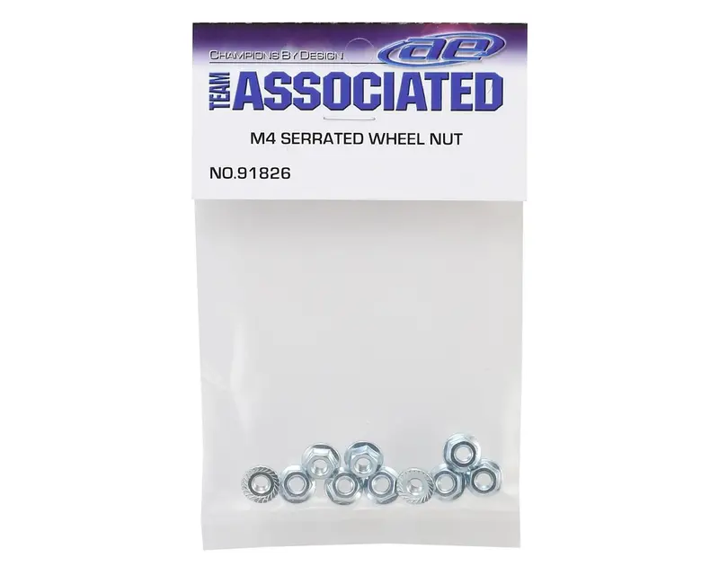 M4 Serrated Wheel Nuts (10) Asc-91826 1