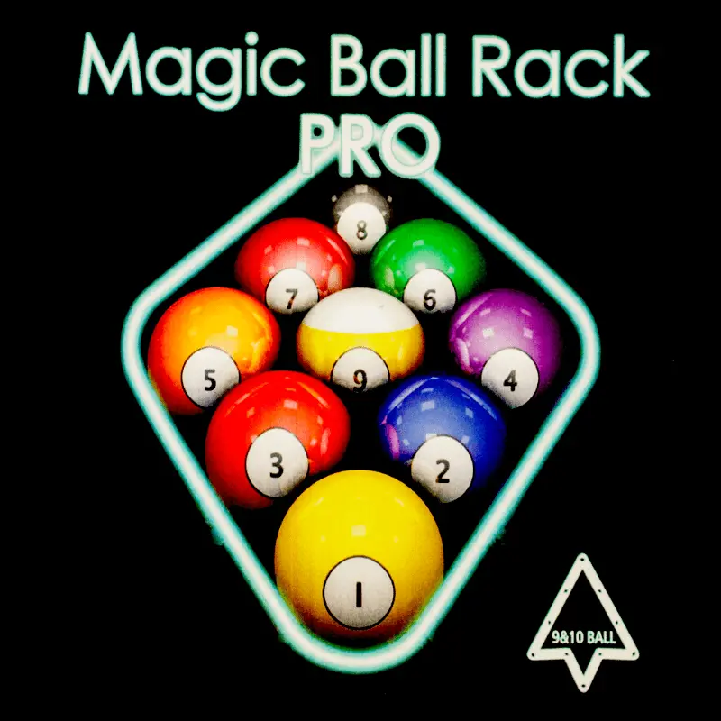 Magic Ball Rack Triangle Games 8/9/10 1