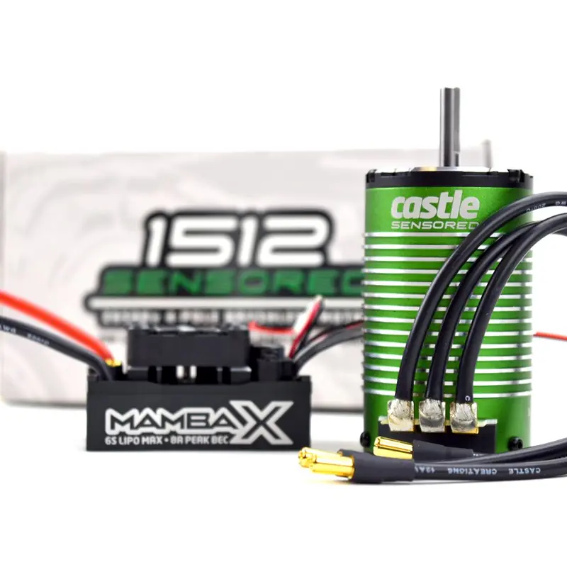 Mamba X, 25.2V Wp Esc W/1512-1800Kv Sensored E-Buggy Combo 1