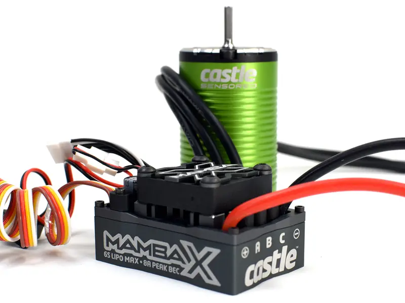 Mamba X Sct,Â  Sensored, 25.2V Wp Esc W/1412-2100Kv Combo 1