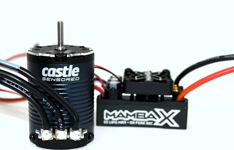 Mamba X, Sensored, 25.2V Wp Esc & 1406-2280Kv Combo(Crawler) 1