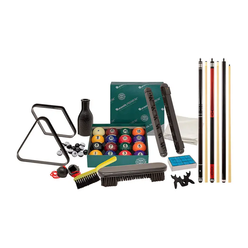 Master Speed 2 Cues Accessory Kit With Aramith Balls - Black 1